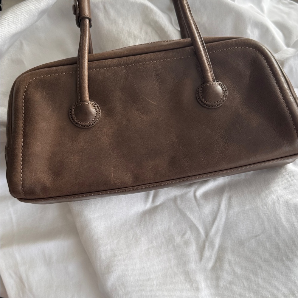 SOFT BOSTON EW_washed brown pull-up bag - Picture 8 of 8